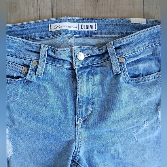 Lovers + Friends Distressed Raw cutoff denim short. Size 26 - Picture 2 of 5